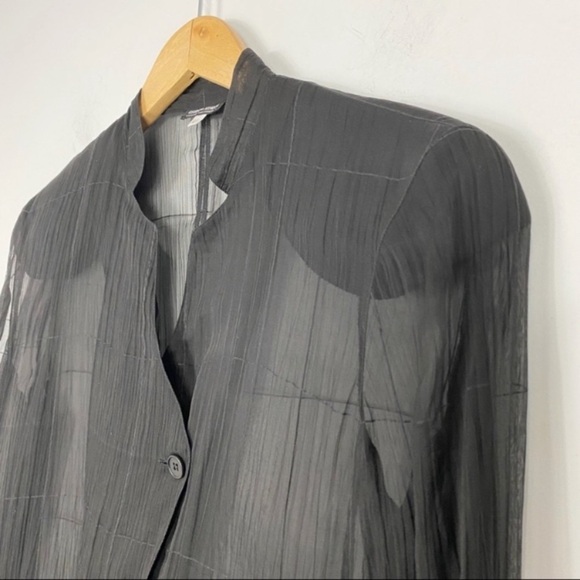 GIORGIO ARMANI Sheer Front Panel Shirt - Picture 4 of 9